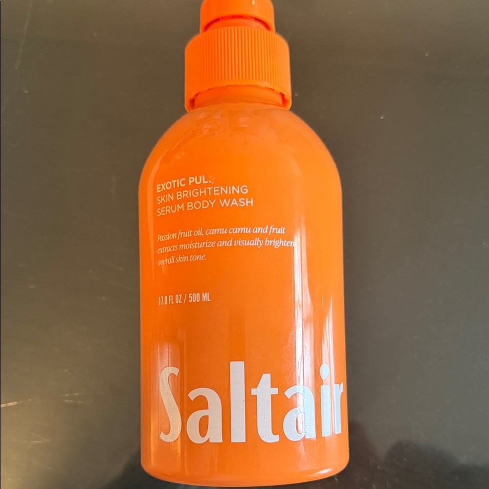 Saltair Exotic Pulp Skin Brightening Body Wash with passion fruit oil & camucamu